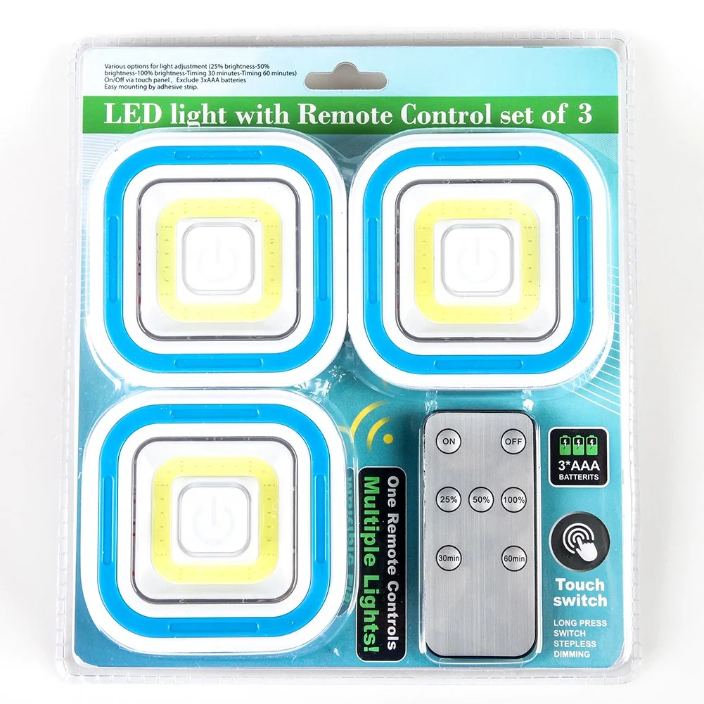 Yichen 3 Set Remote Control LED Interior Lighting with Dimming Light