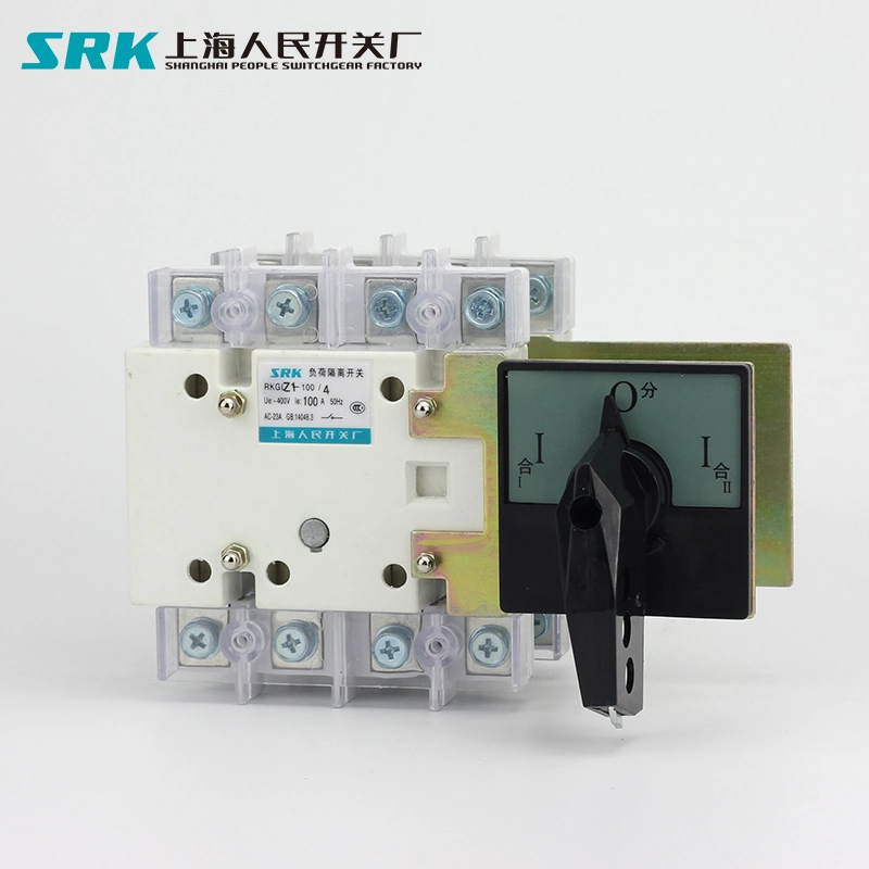 Manufacturer Supply 10A-3200A 3p 4p 600 AMP 3 Phase Manual Transfer Switch