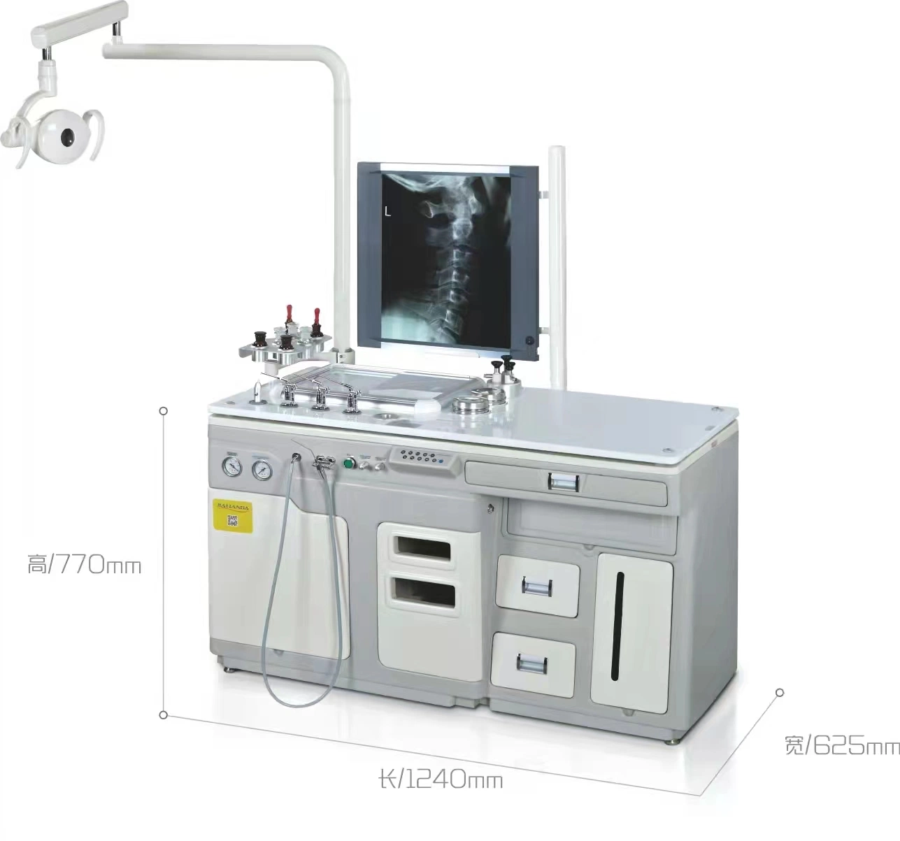 Medical Optoelectronics Equipment Ear Nose Throat Workstation Unit Ent Treatment Cabinet