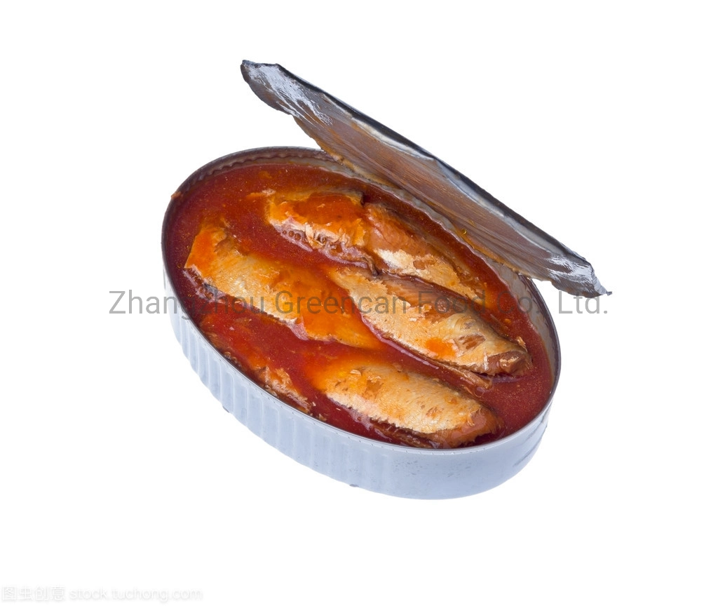 China fábrica de conservas de pescado conservas de sardinas en salsa de tomate