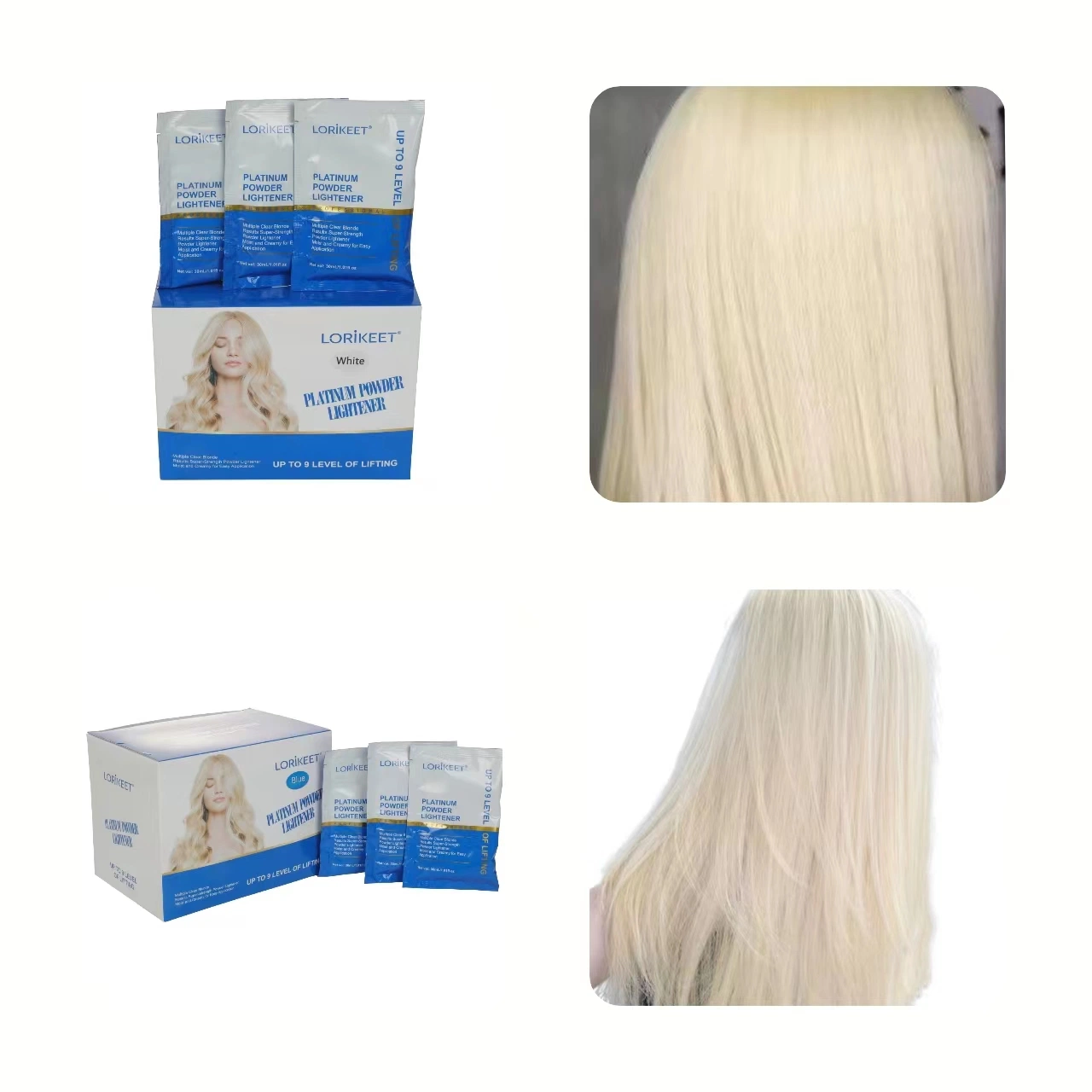 Professionnel oxygène blanchiment poudre étiquette privée blanchiment cheveux niveau de poudre 9