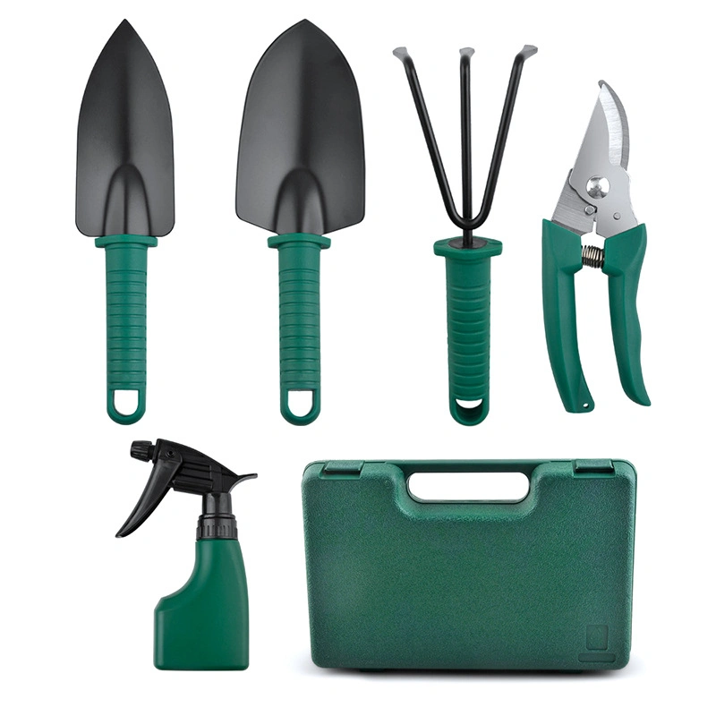 5 PC Green Good Looking poignée longue des outils de jardin défini