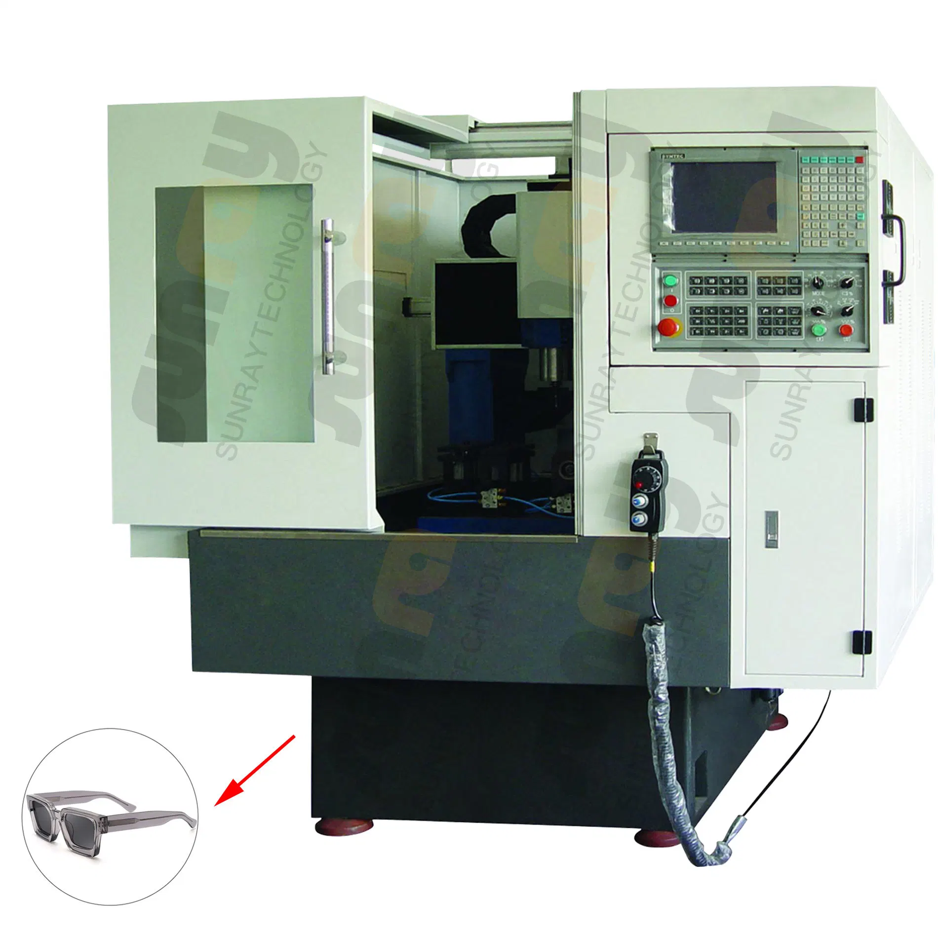 Factory Hot Sale CNC Carving Machines Program Control Milling Engraving Use in Acetate Eyeglasses Frames Making Machine