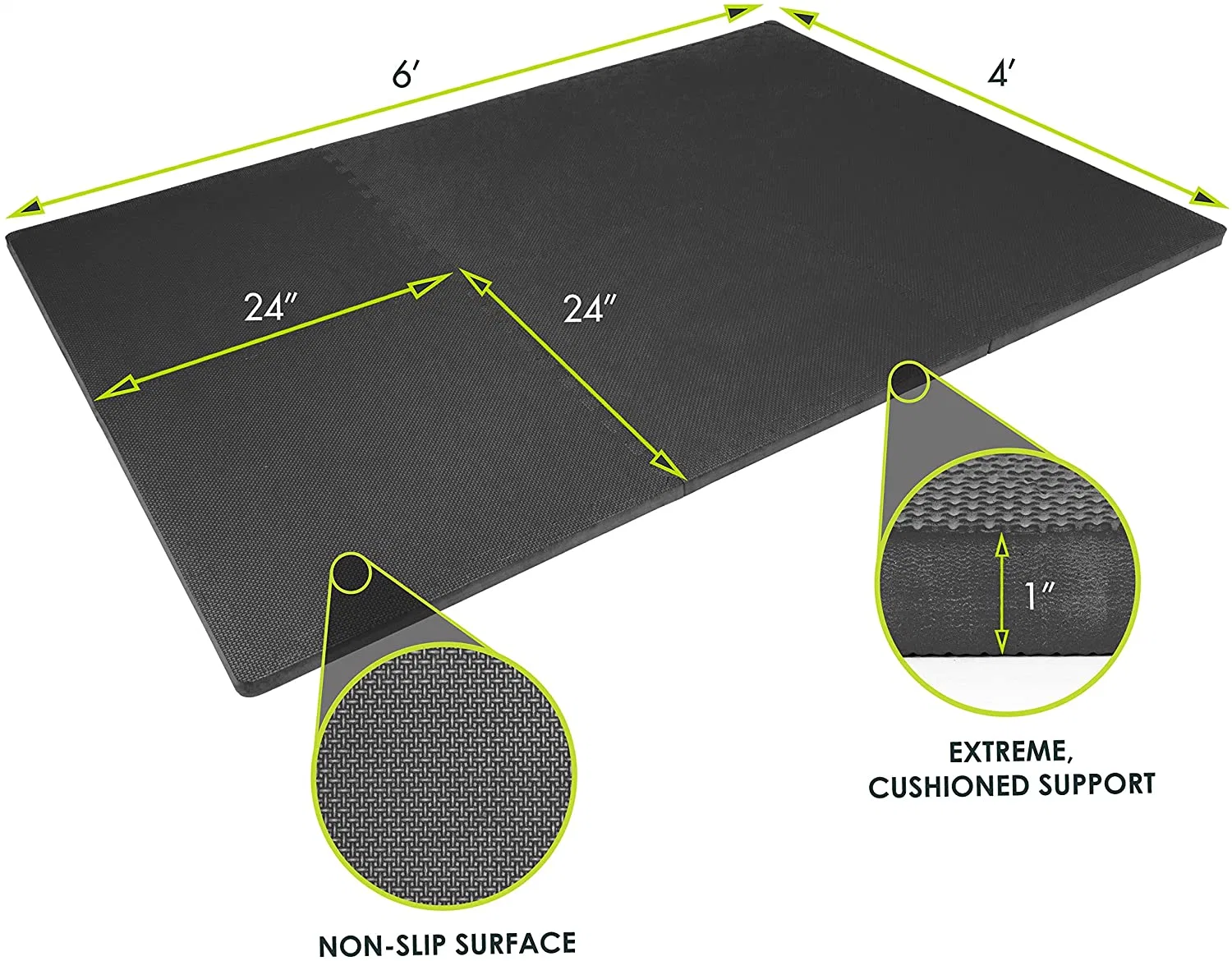 Manufacturer Multipurpose Anti Slip High Density High quality/High cost performance  Protective Flooring Gym Martial Arts Foam Pad EVA Foam Mat