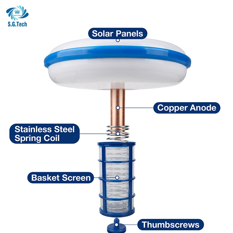 Manufacturer Price Swimming Pool Solar Ionizer with 45000 Gal Pool Floating Purifier Equipment Water Solar Ionizer