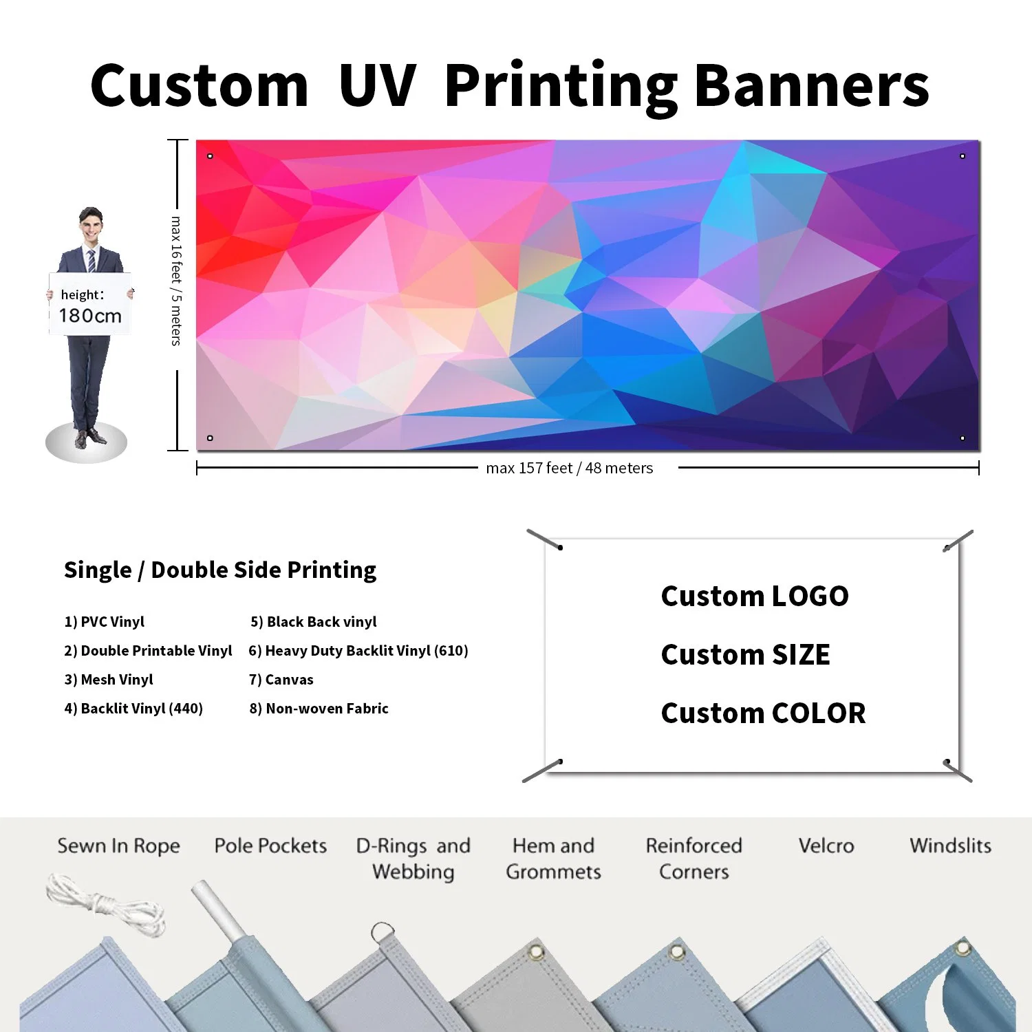 Digital UV Printing PVC Foam Sign Board Graphic Card