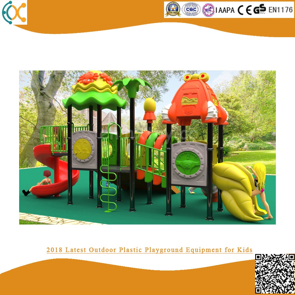 Latest Colorful and Fun Outdoor Plastic Playground Equipment for Kids