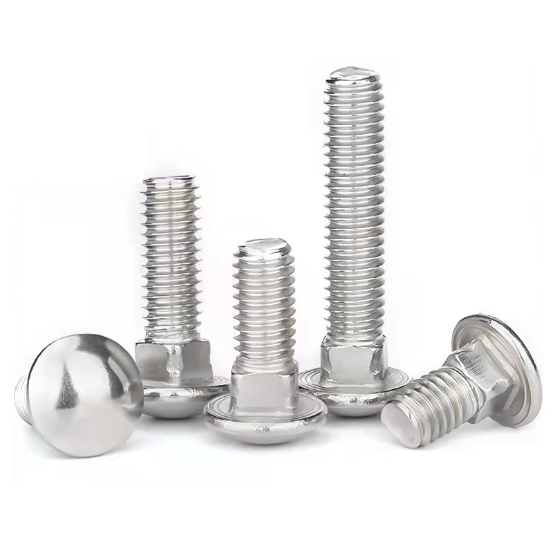 8.8 / 10.9 /12.9 Grade Carbon Steel Blue White Zinc Plated DIN 603 Carriage Bolt