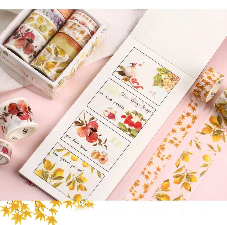 Personnalisation en gros de ruban adhésif en papier washi mignon et kawaii avec feuille d'or rose, ruban adhésif washi japonais personnalisé