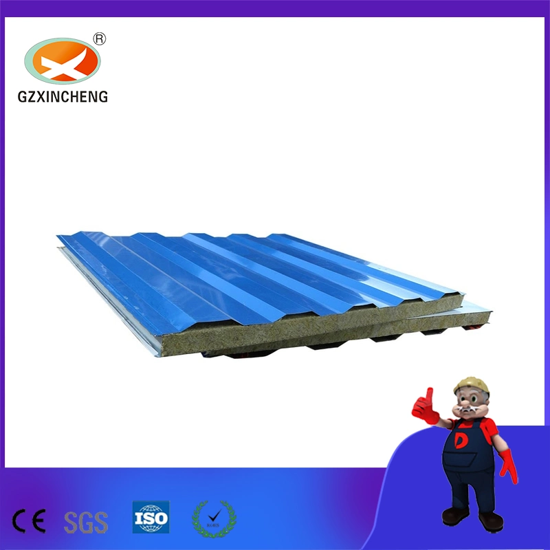 Light House Original Factory Price Rock Wool Sandwich Panel Interior Exterior Roof Wall