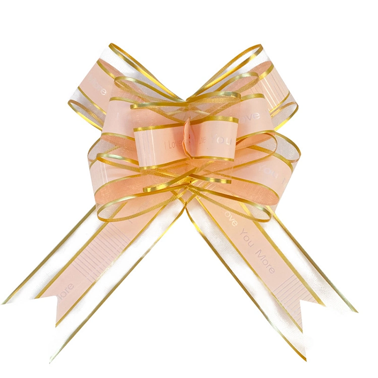 10 STÜCK / Tasche Polyester Bogen Bänder Blume Umhüllungen für Hochzeit Geburtstag Dekoration Polyester Geschenk Verpackung Ribbons