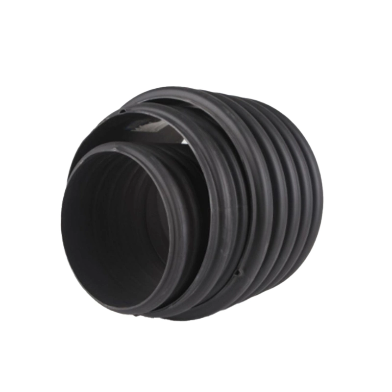 12 Inch Black HDPE Double Wall Corrugated Pipe High Protection Performance for Drain