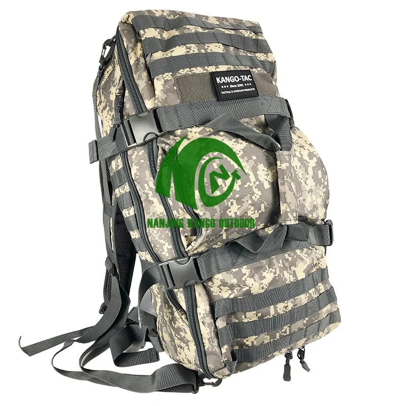 Mochila militar táctica de grande capacidade Army Travel Gear Molle Bug Out Rucksacks para Camping ao ar livre