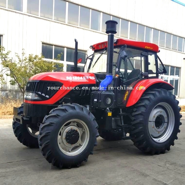 Factory Directly Supply Dq1804 180HP 4X4 4WD Heavy Duty Big Agricultural Wheel Farm Tractor with Europe Ce Certificate