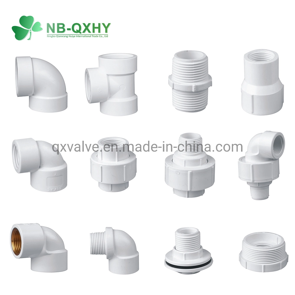 PVC Pressure Male Thread Fittings 90 Degree Elbow BS Standard