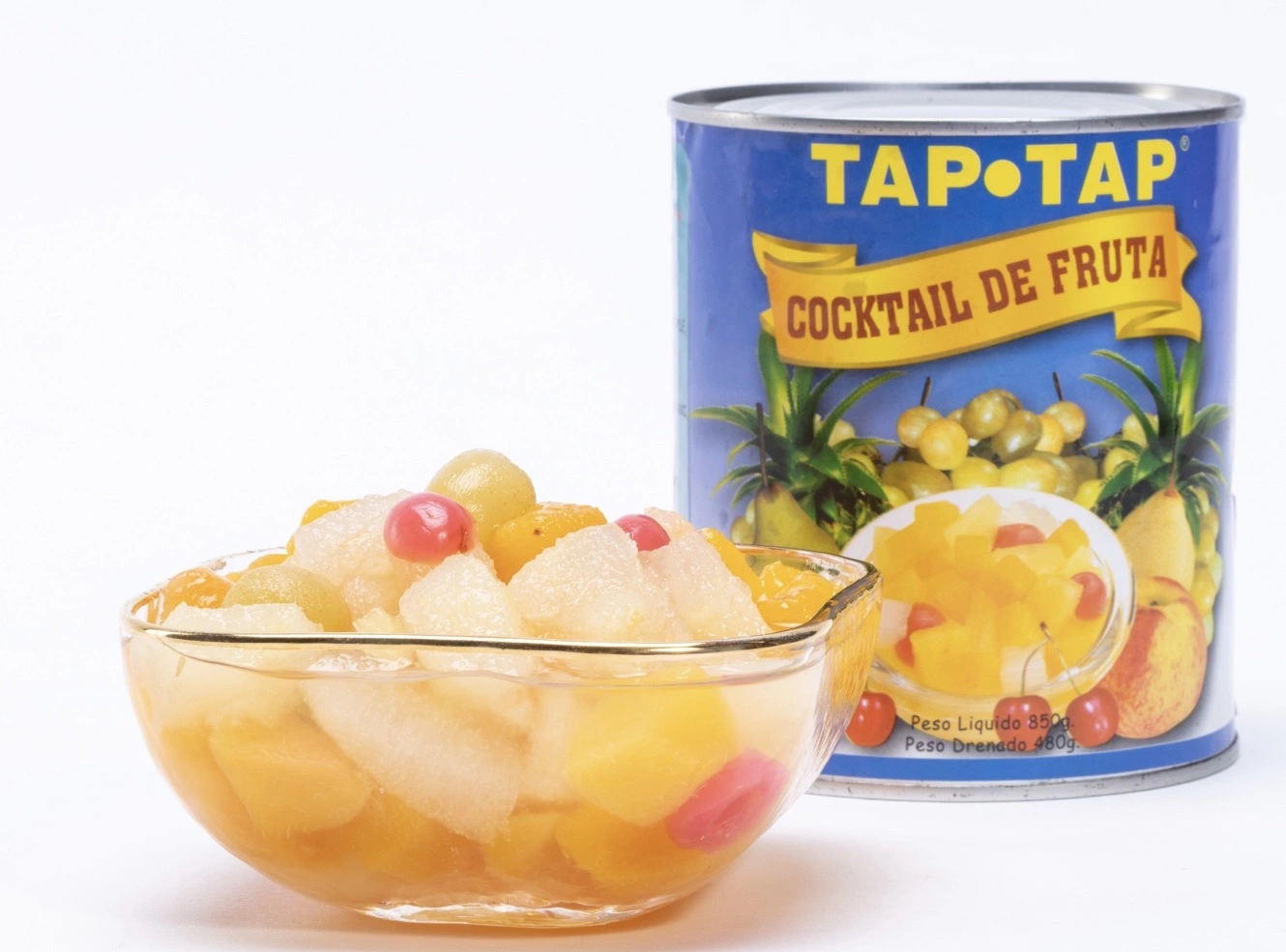 Fruit Canned Cocktail Fruits in Light Syrup From China 425g*24/CTN