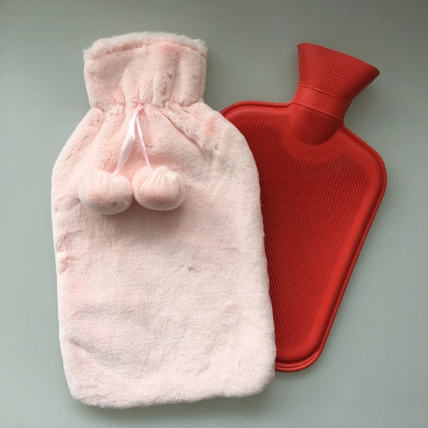 Soft Plush Cover and BS 1970: 2012 Quality Rubber Hot Water Bottle