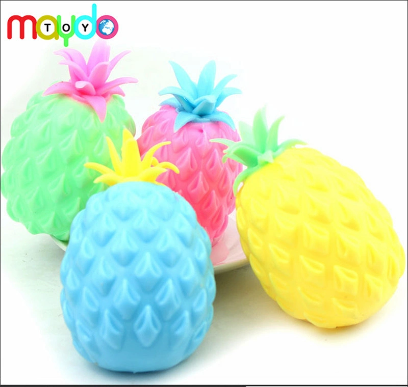 Pineapple Stress Squeeze Ball Squishy Mesh Grape Ball Toy