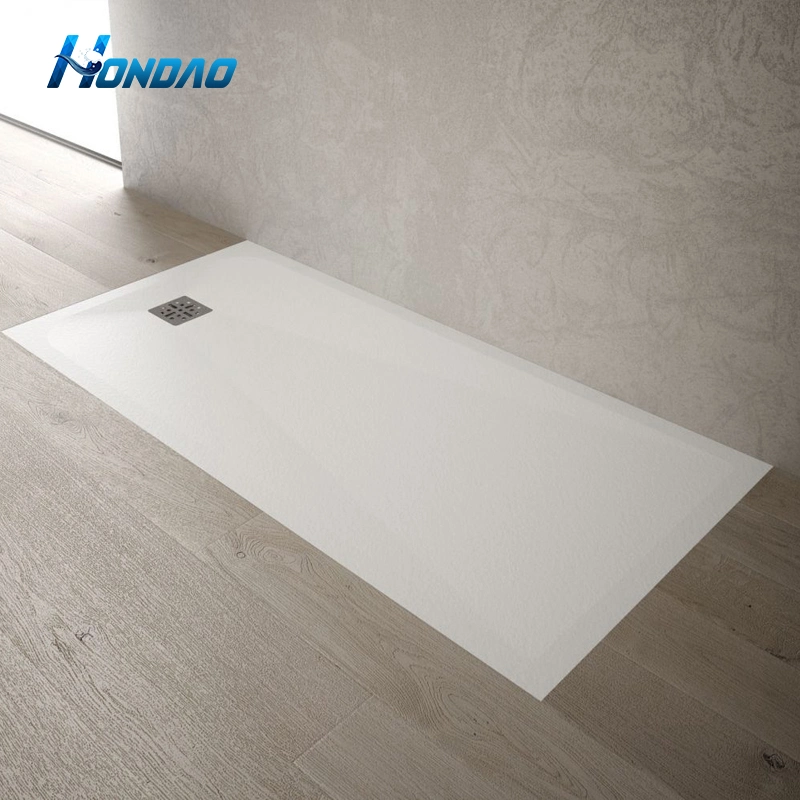 Popular Hot Selling Anti-Slip Waterproof Artificial Stone Shower Base Solid Surface Shower Tray