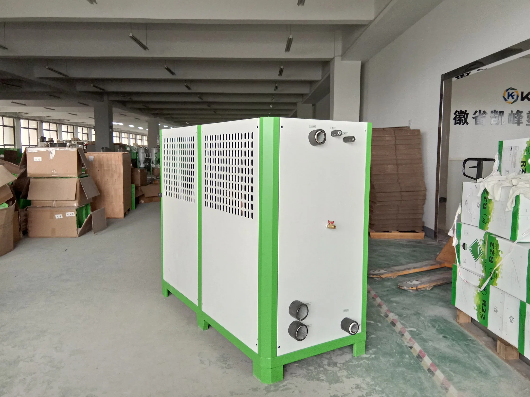 Cooling Capacity 3kw 6kw 8kw 12kw 20kw 25kw 40kw Micro Channel Plating Industrial Blow Molding Machine Water-Cooled Chiller