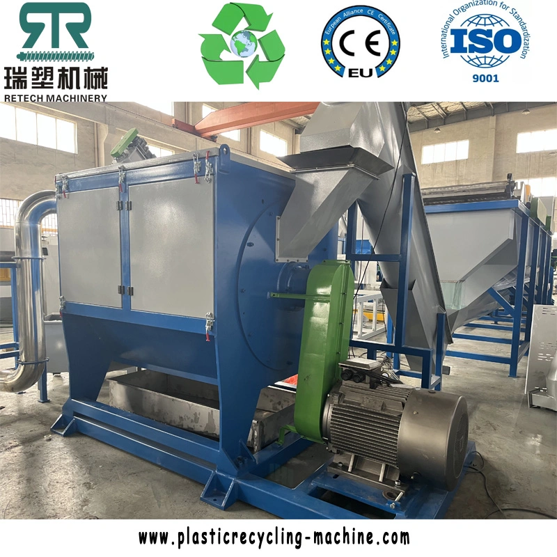 Plastic LDPE Agriculture Film/LLDPE Stretch Packaging Film/PP Woven Bags/PP Big Bag Crushing Washing Squeezing Machine/Line/Plant