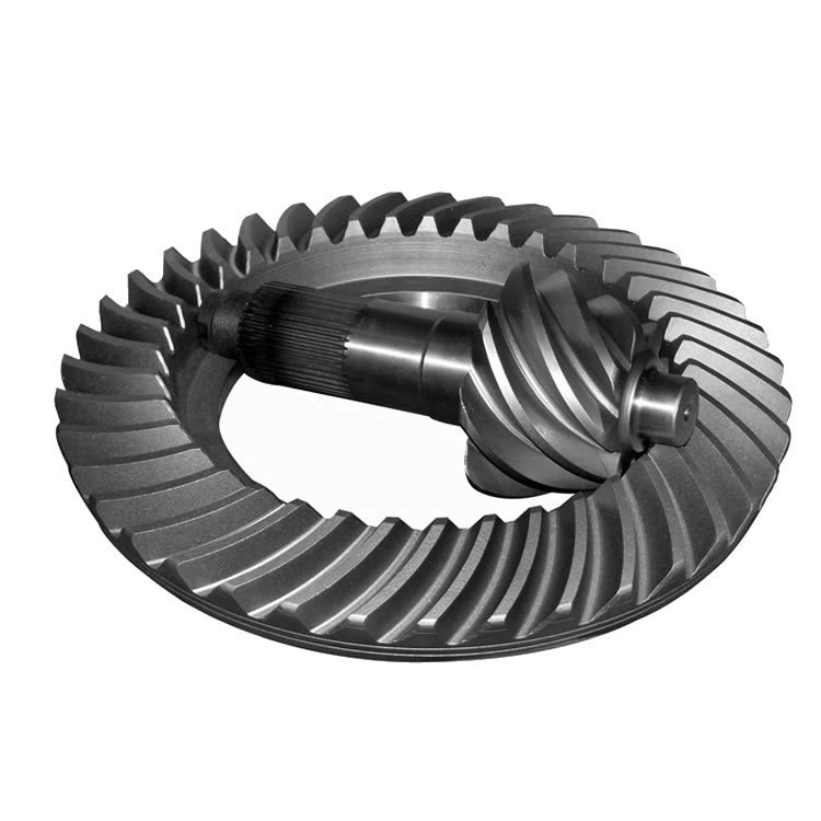 High Quality Spiral Bevel Gear 90 Degree Transmission Gear Processing Custom Spline Shaft Arc Gear