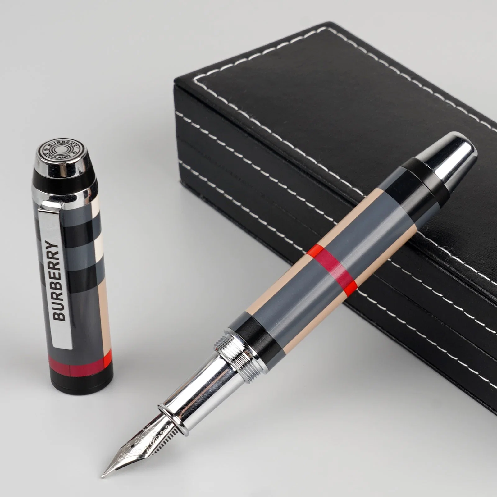 Hochwertiger Business High-End-Metall-Zeichenstift Neutraler Perlstift-Kugel Stift