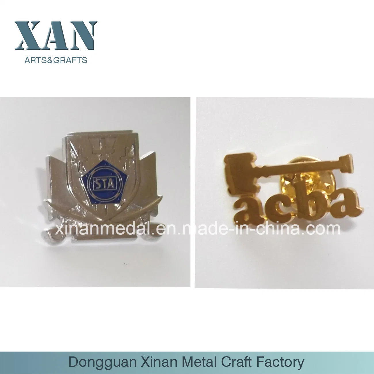 Custom Zinc Alloy Metal Brooch