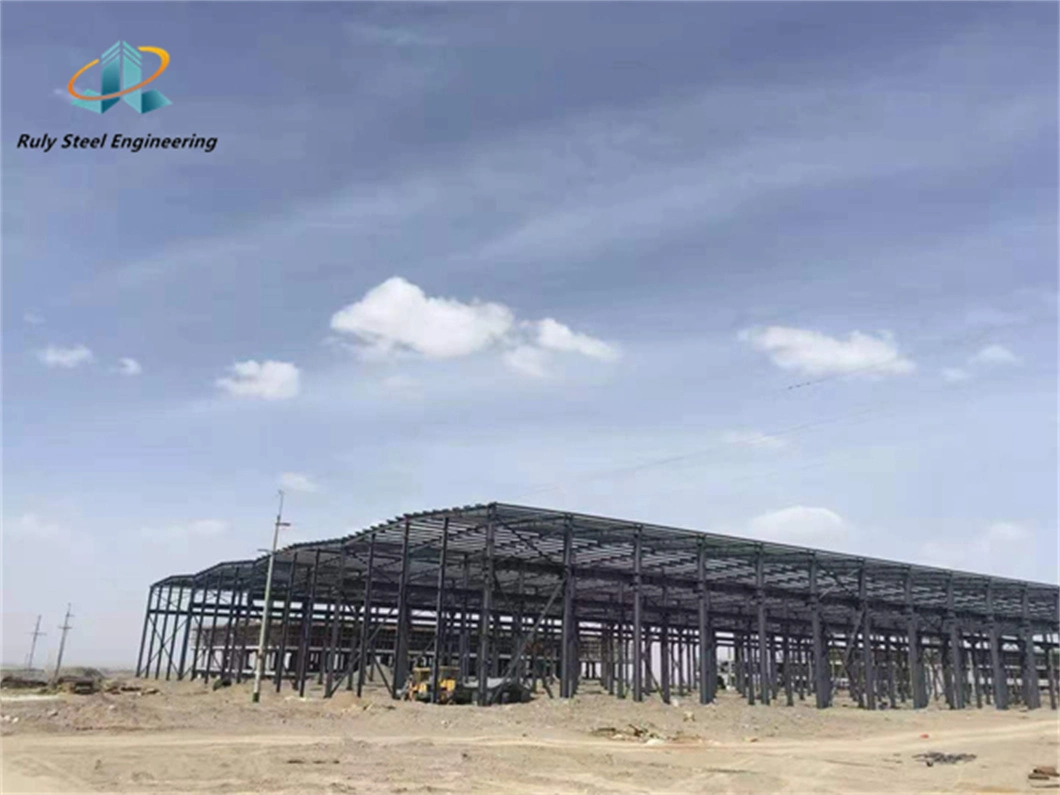 Prefab Steel Industrial Building / Steel Frame Industrial Buildings Construction