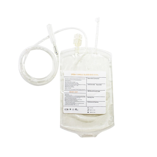 450ml Bolsa de Sangue Tripla para Uso Médico