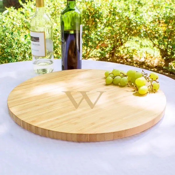 Bamboo Lazy Susan Drehteller Dekorieren Kuchen Plattenspieler Küche Aufbewahrung Des Standfußes