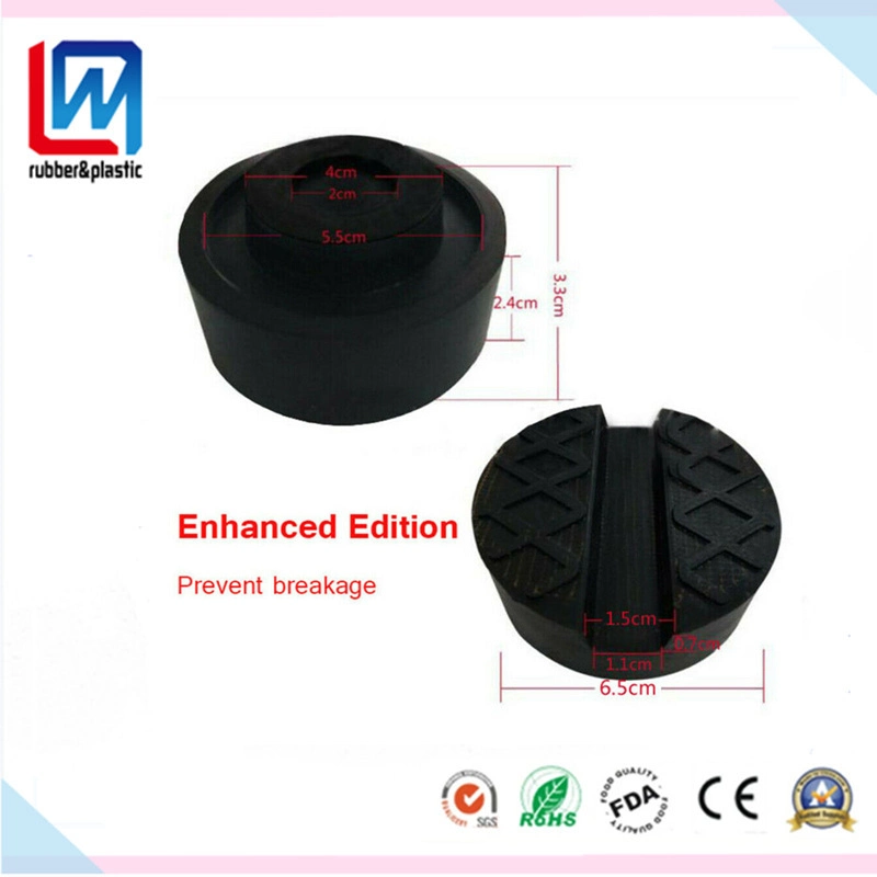 Carsupport Protection Anti-Slip Adapter Rubber Jack Block Pad for Hydraulic Trolley