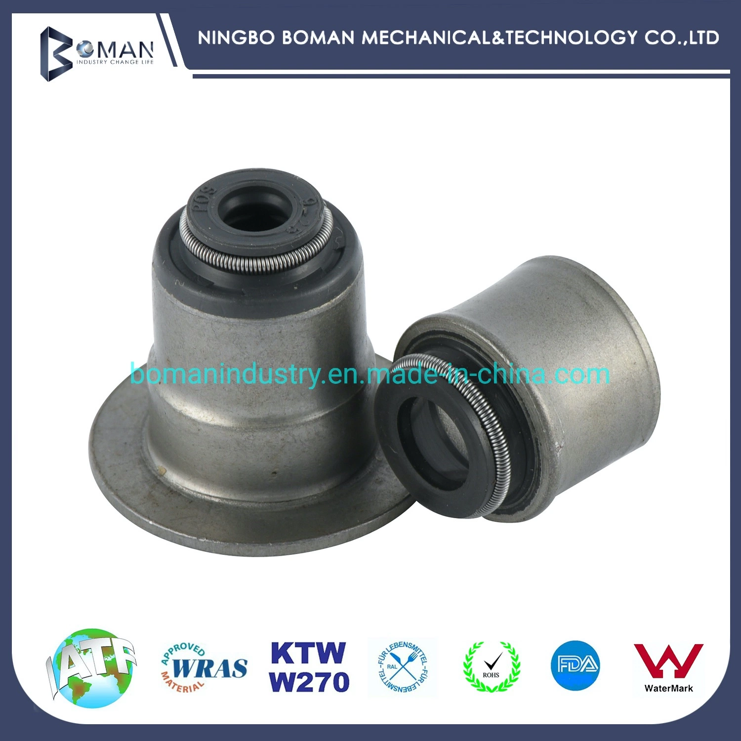 FKM EPDM Silicone O Ring Oil Seal Gasket Zinc Plated Bonded Seal