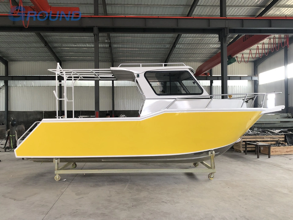 N670 7.20m 23,6FT entièrement soudé cabine fermée aluminium Loisirs Bateau de pêche