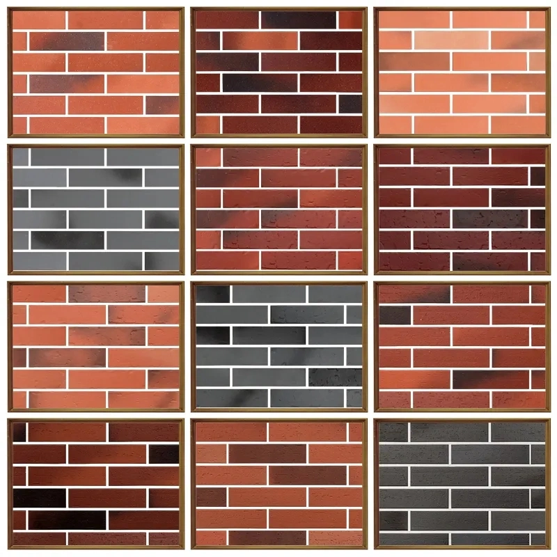 Eco-Friendly Soft Brick Tile Exterior Long Cement Decoration Soft Wall Panels Ceramic Face Bricks for Building Wall