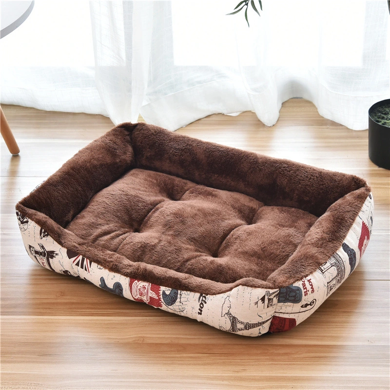 Muebles de la mascota perro lavable extraíble de suministros de sofá cama para dormir de Pet de invierno Mat