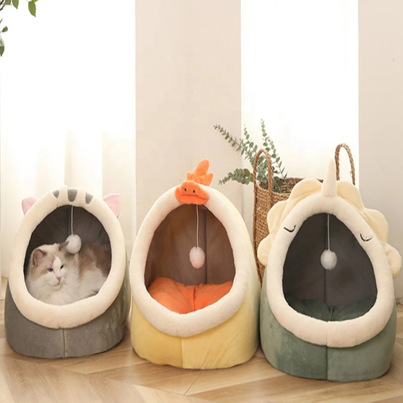 Wholesale/Supplier Custom New Design Comfortable Cat House with All Season Deformation-Proof Cat Bed for Sale