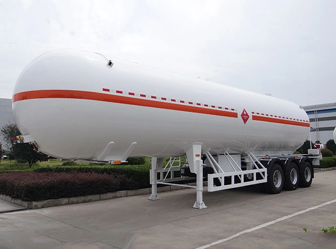 ASME High Quality LPG Tanker LPG Gas Semi Trailer with 3 Axles