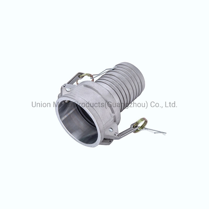 Chemicals Type E Male Adapter with Hose Shank Aluminum Forged Camlock Fittings