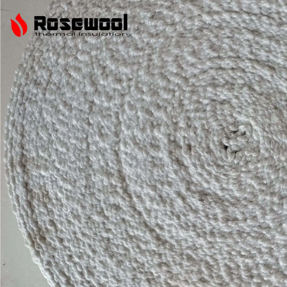 Rosewool 500&plusmn; 15 Kg/M&sup3; Thermal Insulation Material Ceramic Fiber Gasket Ceramic Fiber Tape