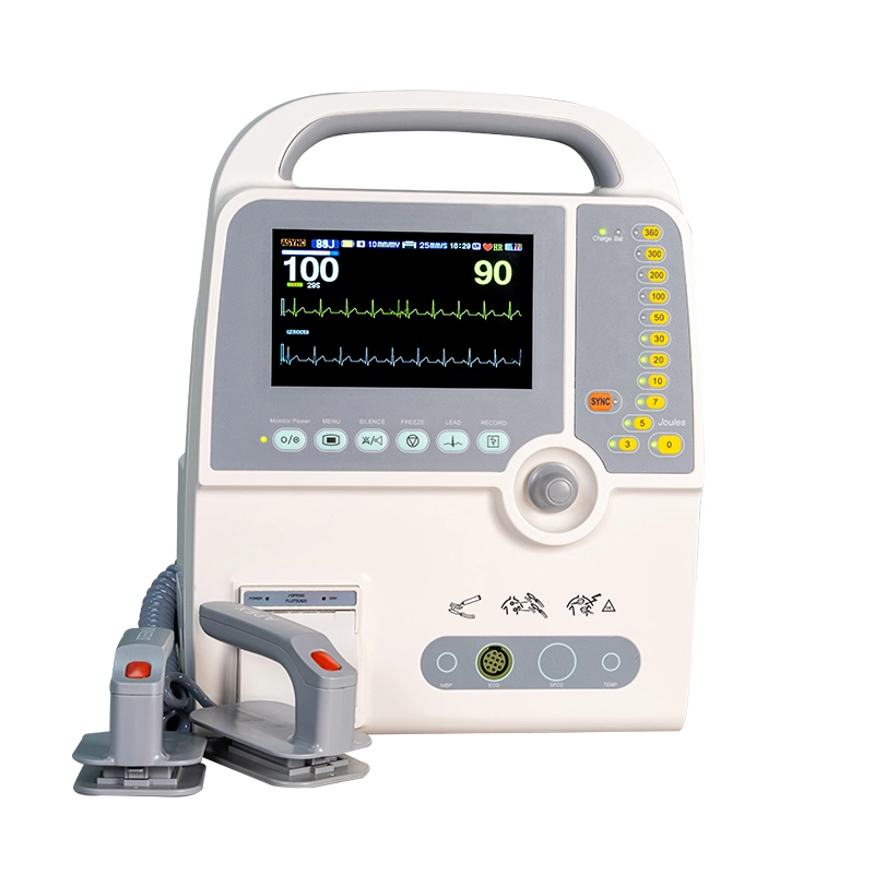 Portable Automated External Defibrillation ECG Monitor and Cardiac Defibrillator
