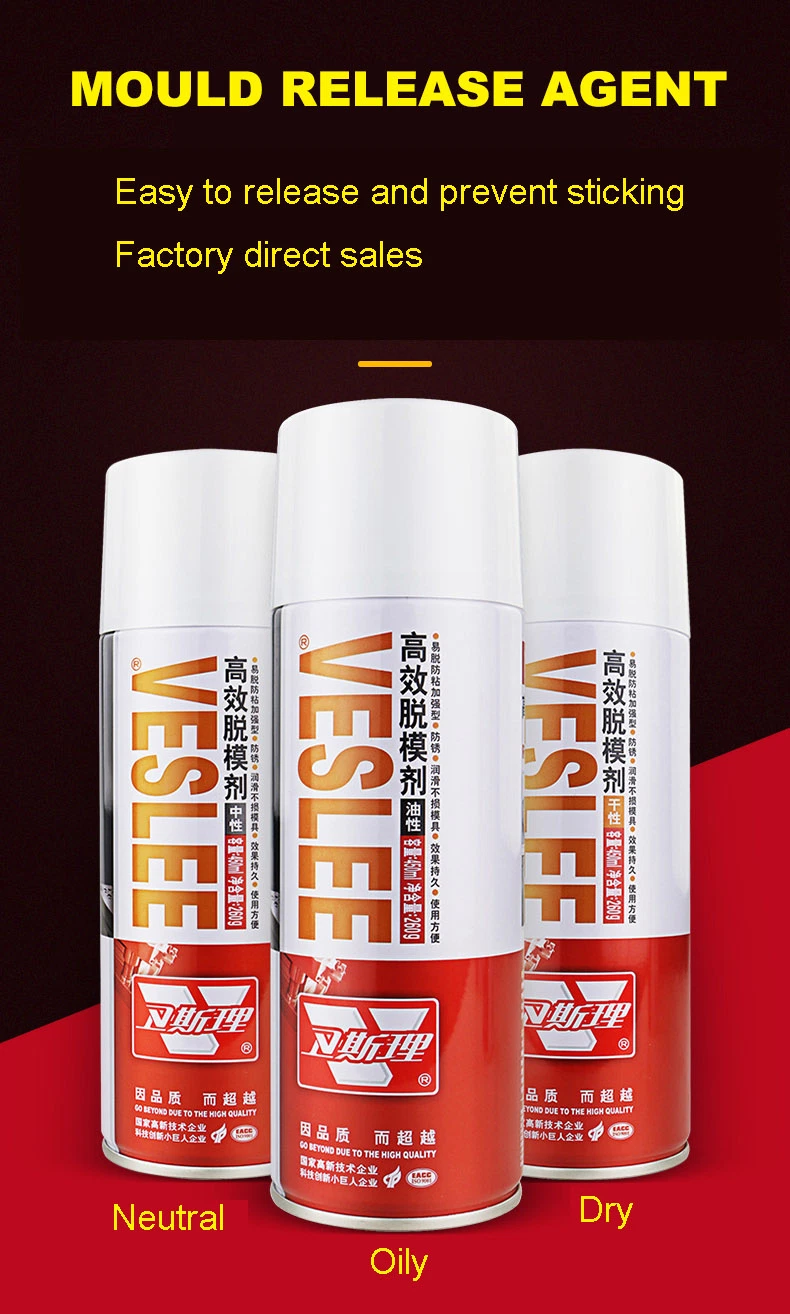 Veslee Factory High Efficiency Good Lubricant Spray de liberación de molde suave