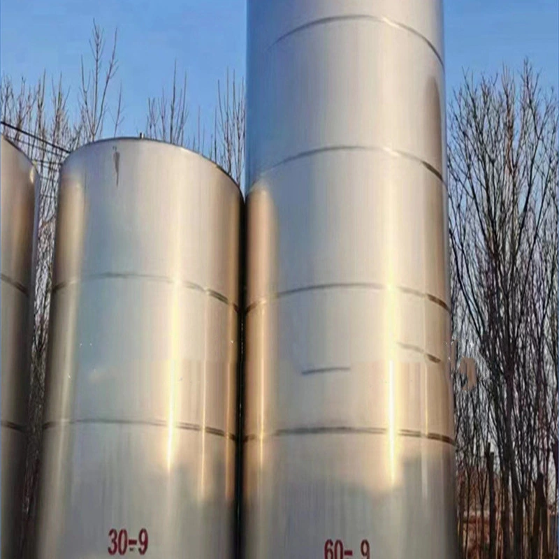 Used Horizontal Sanitary Chemical Storage Tank, Dairy Product Preservation and Refrigeration Tank