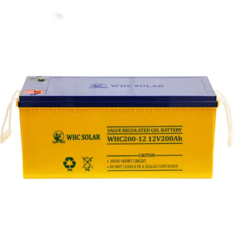 High quality/High cost performance  Life Long Gel Battery Suitable for Home Solar System 12V 200ah Lead Acid Battery 2 Years