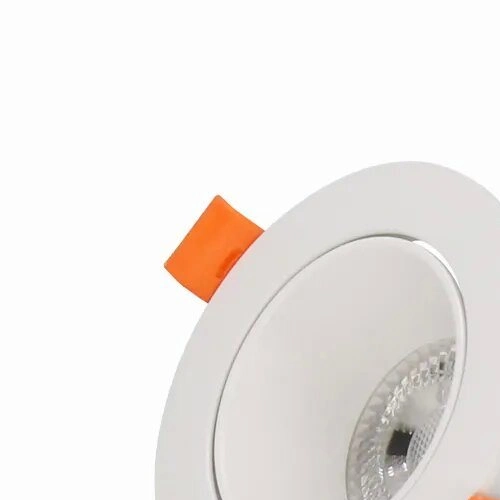 Lighting Fixture Aluminium Adjustable Angle Recessed LED Downlight Aluminum 90 Modern 100 0.25