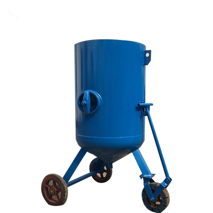 Mobile Trailer Industrial Sand Blasting Cleaning Machine