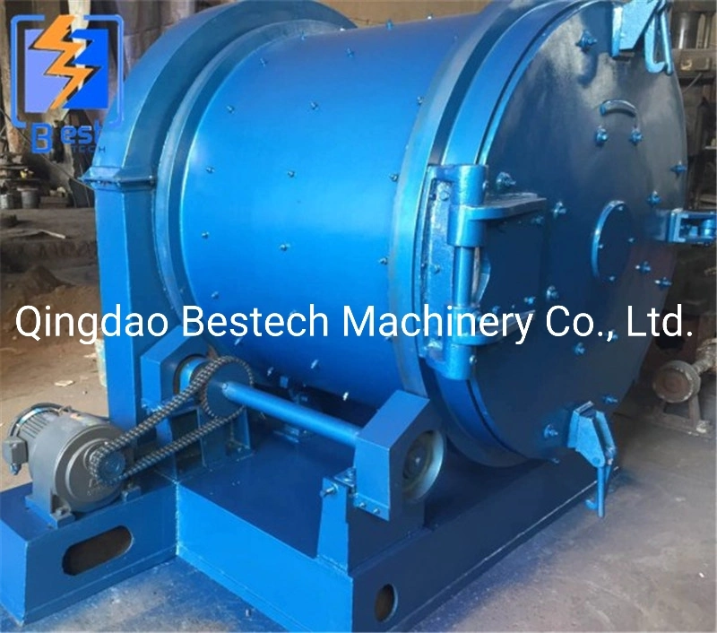 Rotary Barrel Shot Blasting Machine / Rolling Drum Type Sand Blaster/Abrator