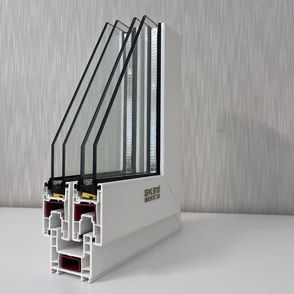 Gkbm 62b UPVC Sliding Window Profiles