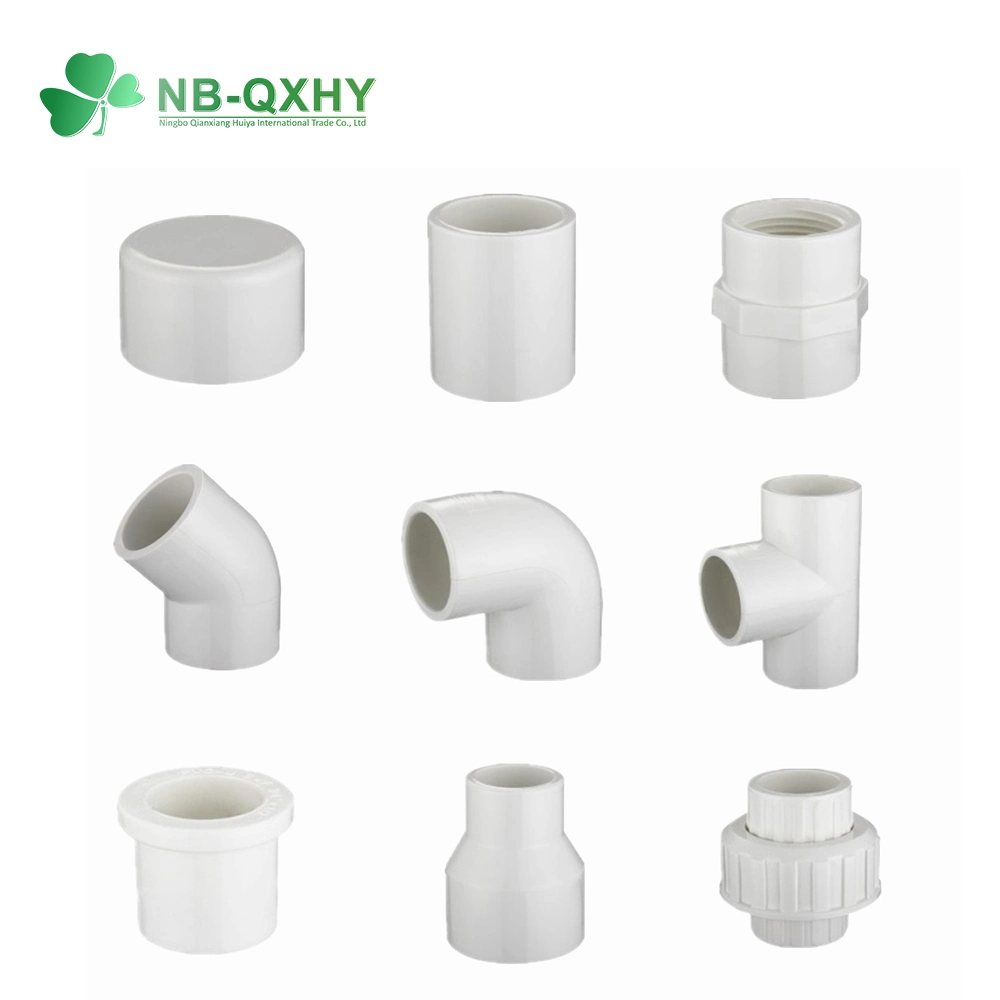 Sch40 Plastic PVC Pipe Fitting 45 Degree Socket Elbow for Water Supply