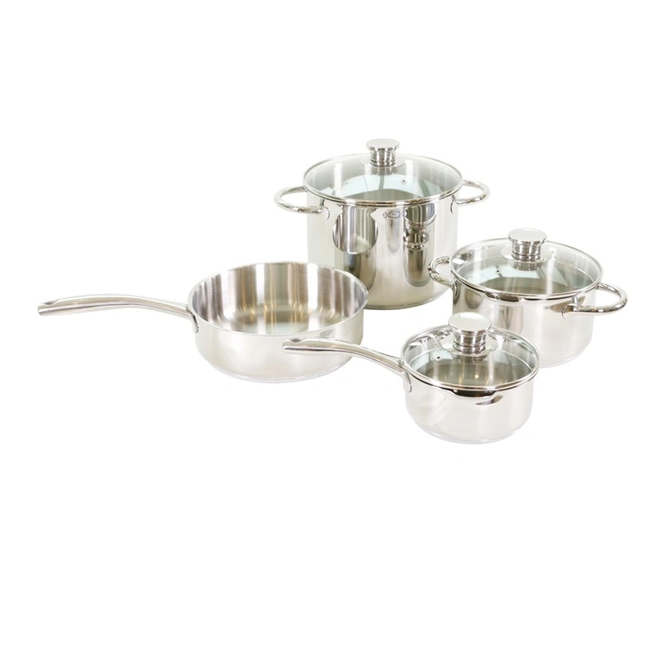 7PCS Ensemble de cuisson coréen en gros Pot de cuisine Poêle à frire profonde Batterie de cuisine